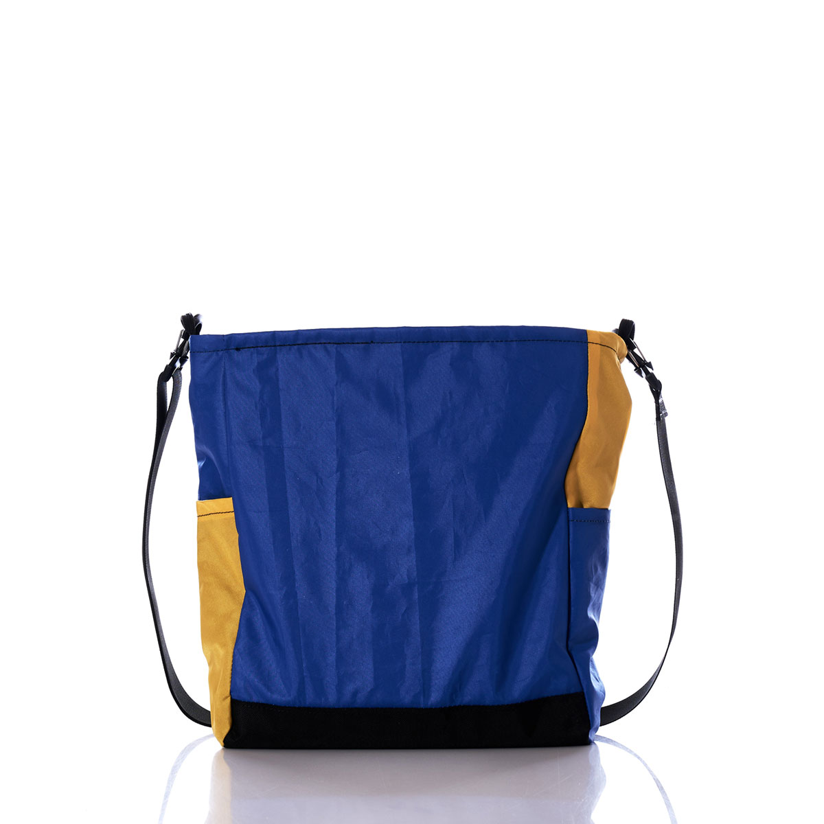 Vintage Yellow and Blue Medium Voyager Crew Crossbody