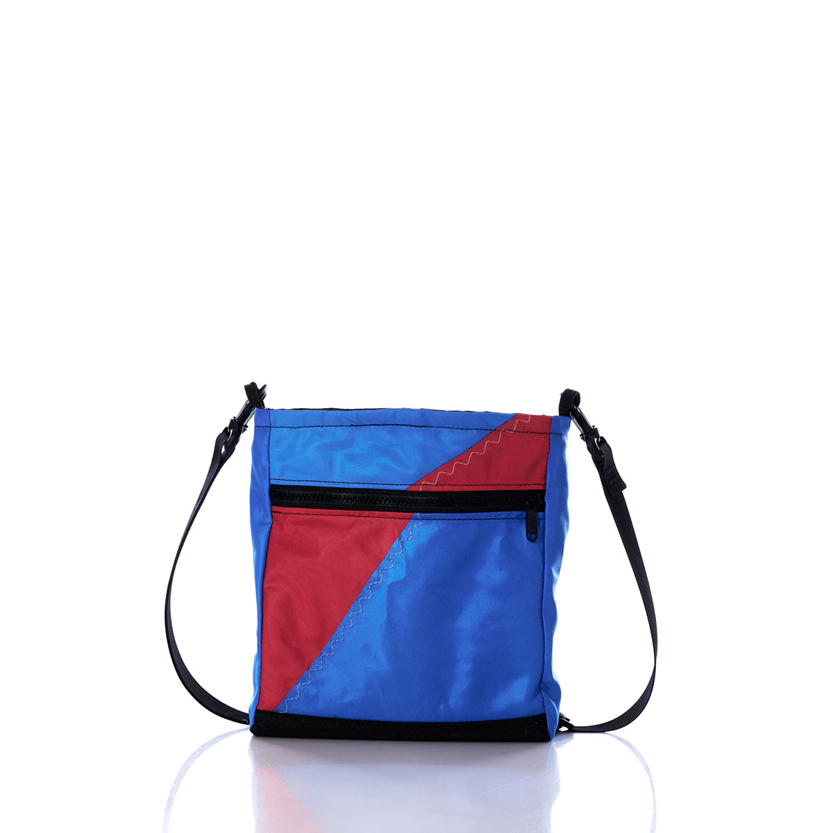 Vintage Red and Blue Small Voyager Crew Crossbody