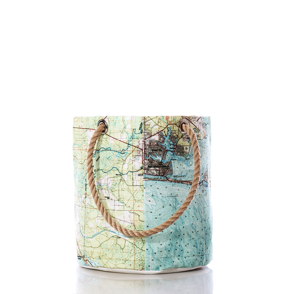 Emerald Coast Nautical Chart Beverage Bucket Bag
