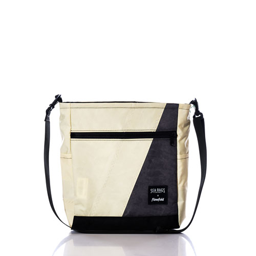Vintage Yellow and Gray Medium Voyager Crossbody