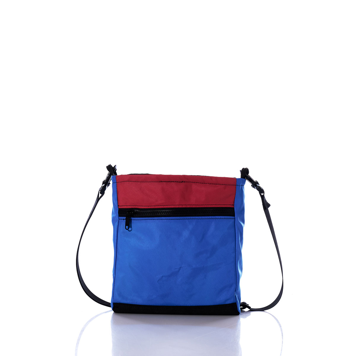 Vintage Red and Blue Small Voyager Crew Crossbody
