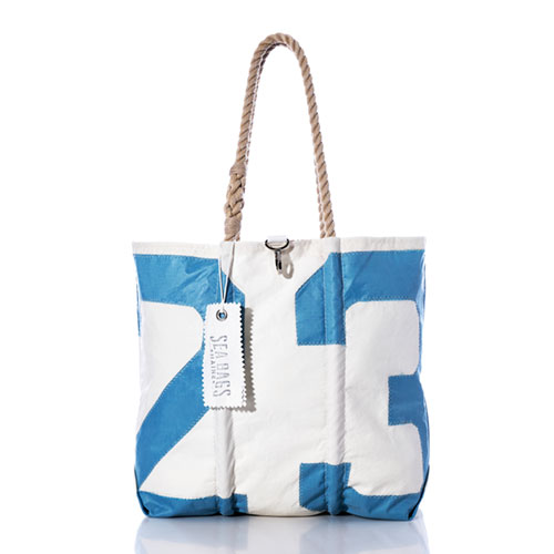 Vintage Blue 23 Medium Tote