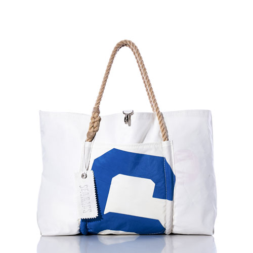 Vintage Blue 6 Wharf Tote