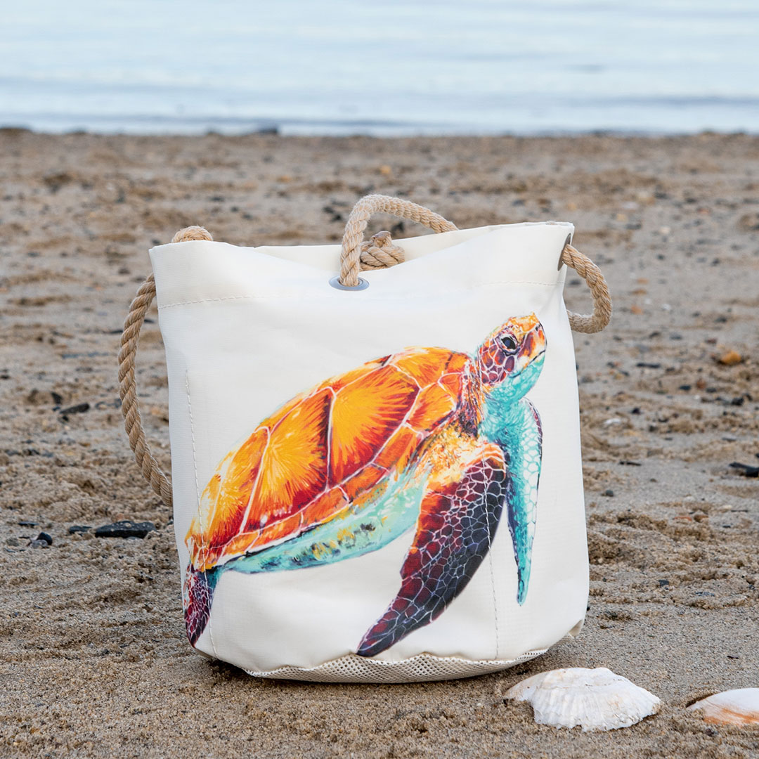 Multicolor Sea Turtle Beachcomber Bucket