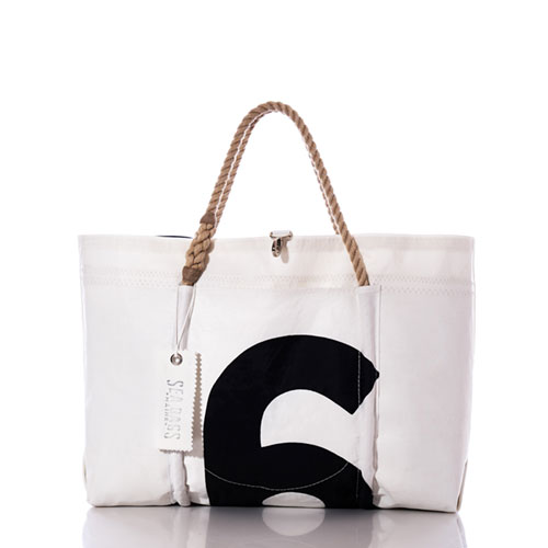 Vintage Black 6 Wharf Tote