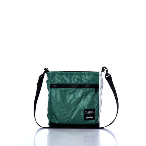 Vintage Green Small Voyager Crew Crossbody