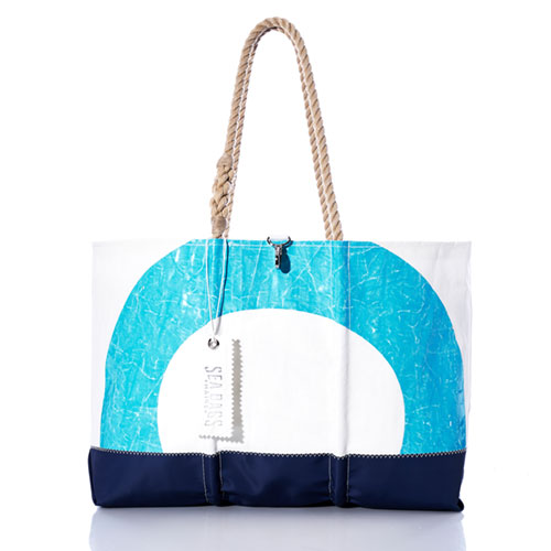 Vintage Blue O Ogunquit Beach Tote