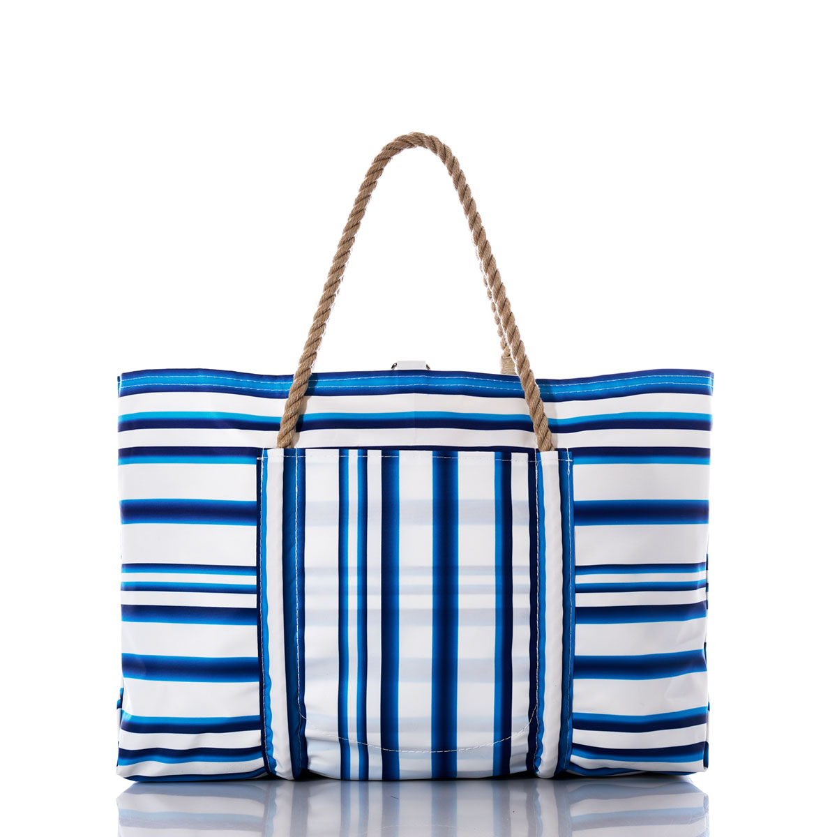 Santorini Stripe Pier Tote