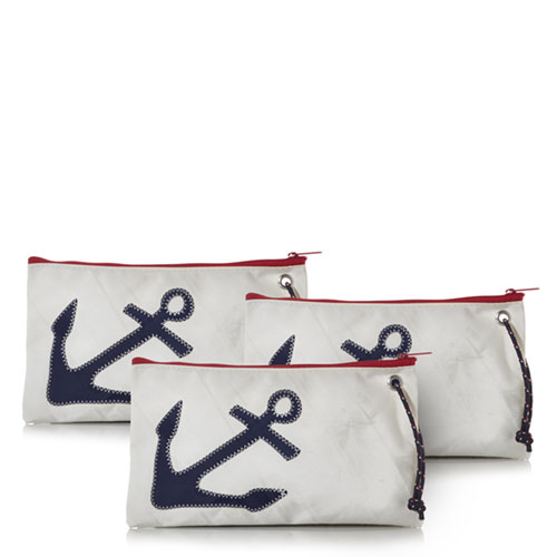 Navy Anchor Large Wristlet Wedding Party Package