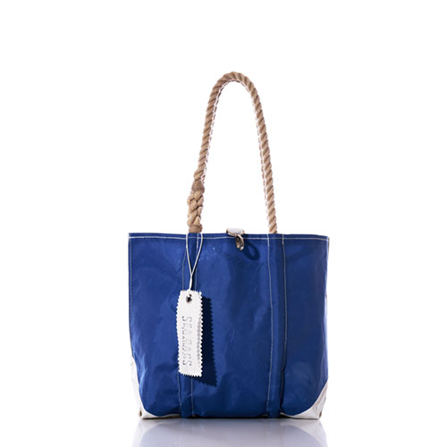 Vintage Blue and White Handbag