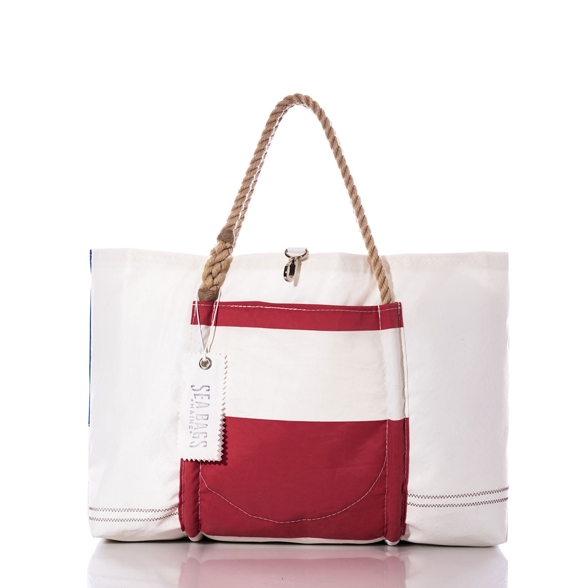 Vintage Red Stripe Wharf Tote