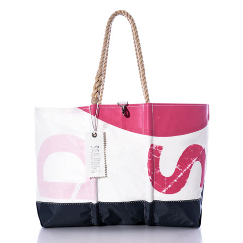 Vintage Pink S Ogunquit Beach Tote