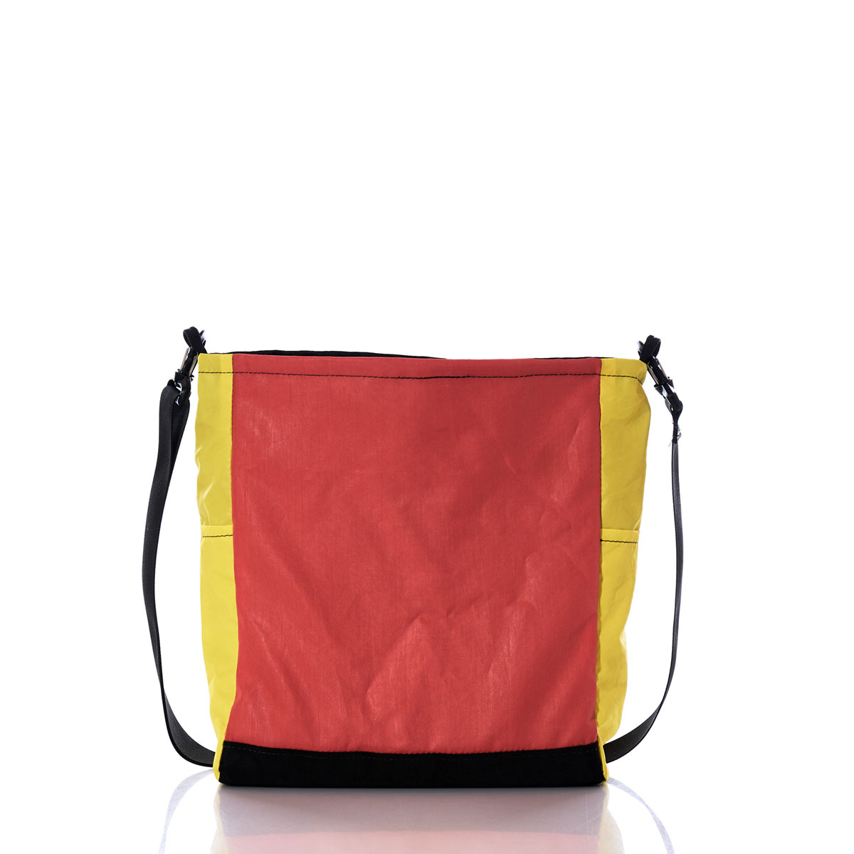 Vintage Orange and Yellow Medium Voyager Crew Crossbody