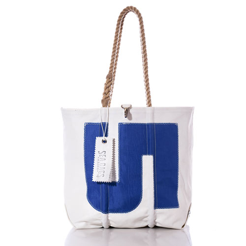 Vintage Blue 5 Medium Tote