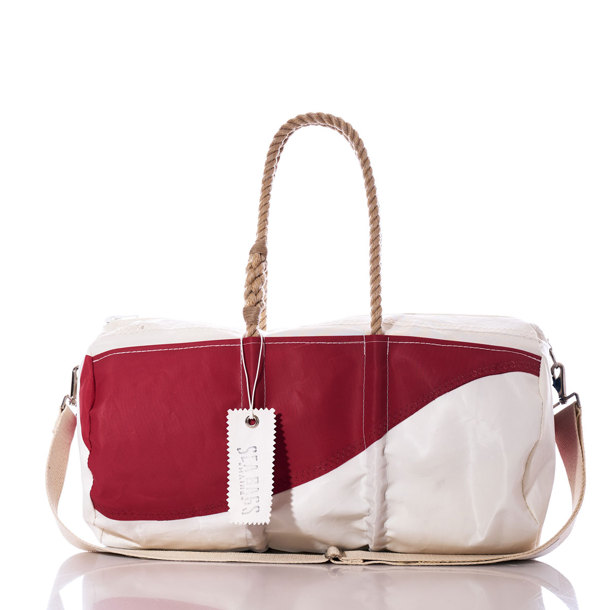 Vintage Red Wave Duffel