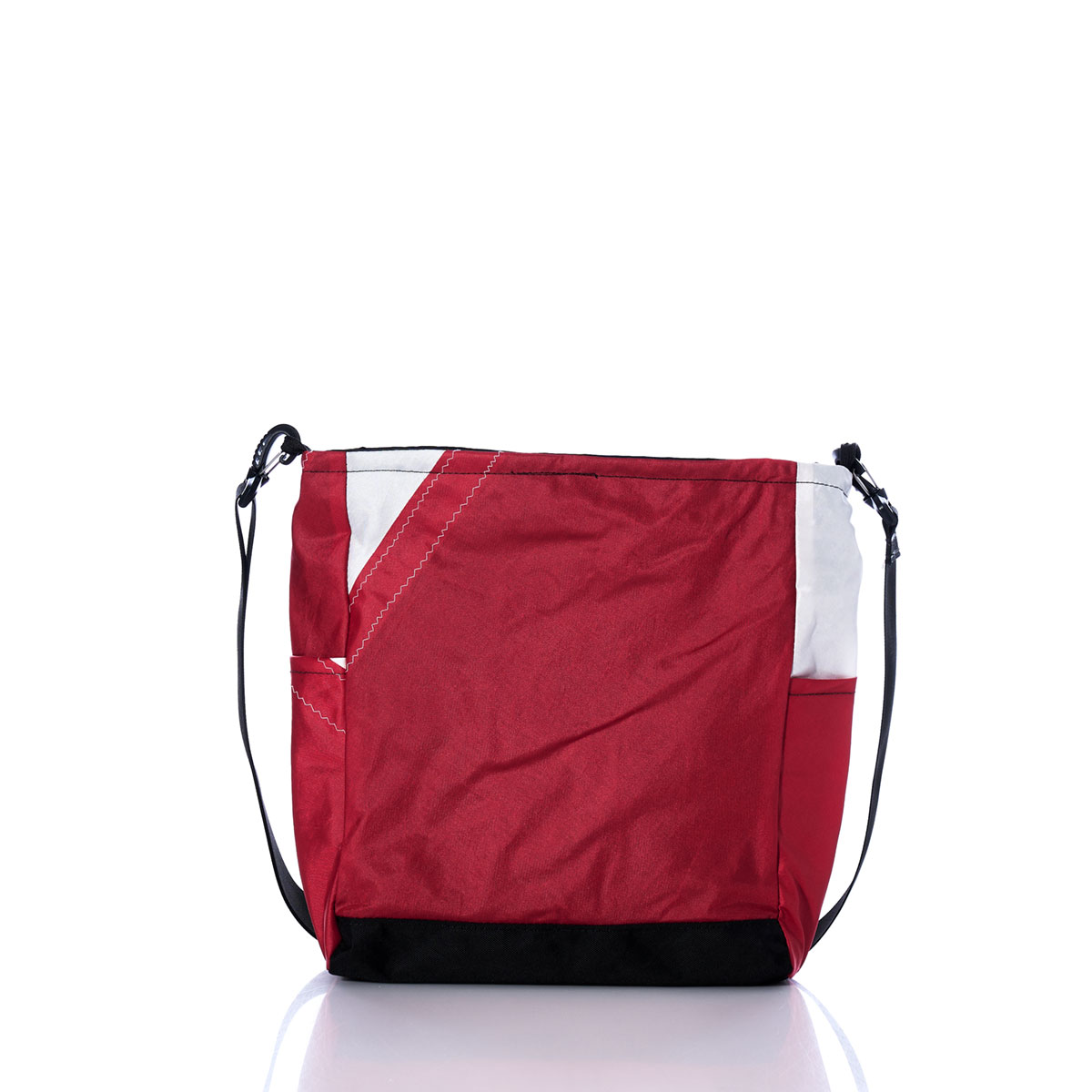 Vintage Red and White Medium Voyager Crew Crossbody