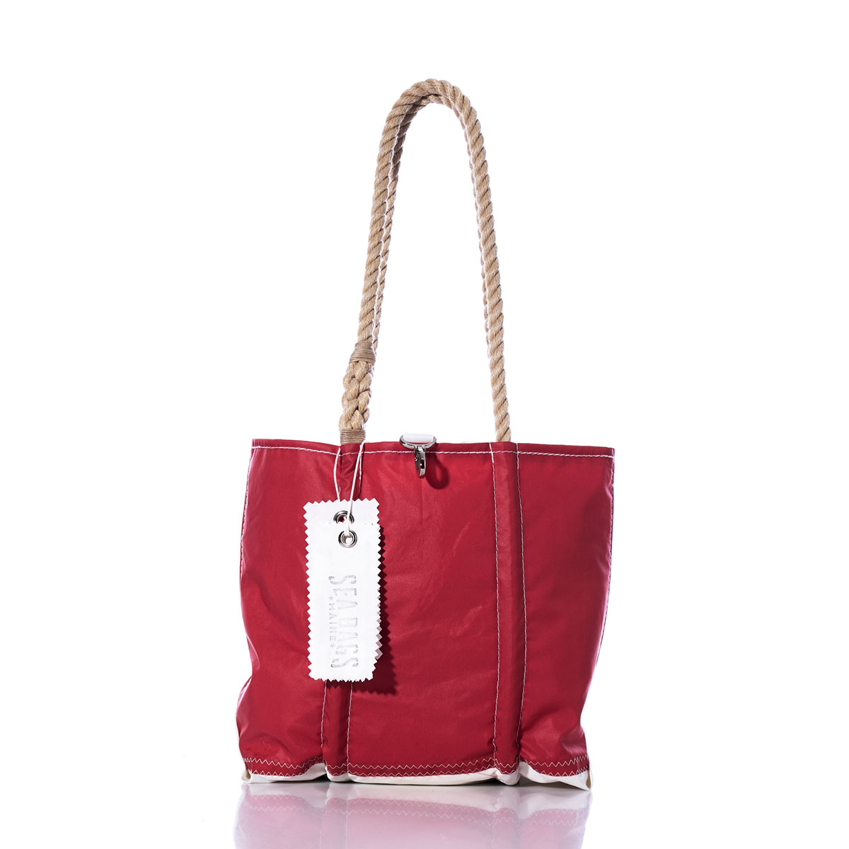 Vintage Red and White Handbag