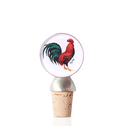 Key Rooster Wine Stopper